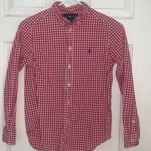 Youth boys Ralph Lauren button down shirt